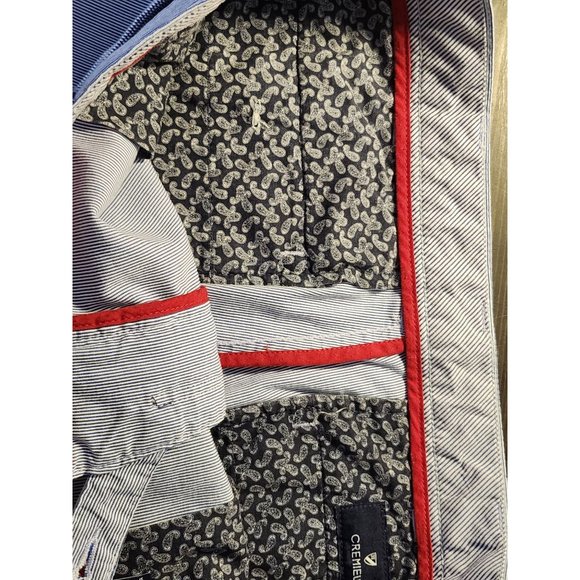 CREMIEUX Madison Seersucker Shorts 9" sz 40 Blue White Striped NWT Beach Wear Me - Picture 6 of 9